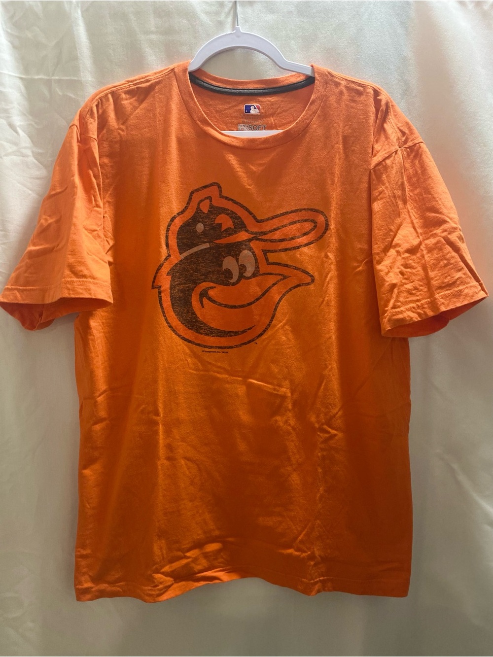 MLB Genuine baseball Baltimore Orioles Orange T-Shirt XL cotton vintage/inspired